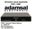 Emulator stacji dyskietek FDD / USB 720kb CNC - ver. SLIM 26-pinów Laptopy, rejestratory, Roboty ABB